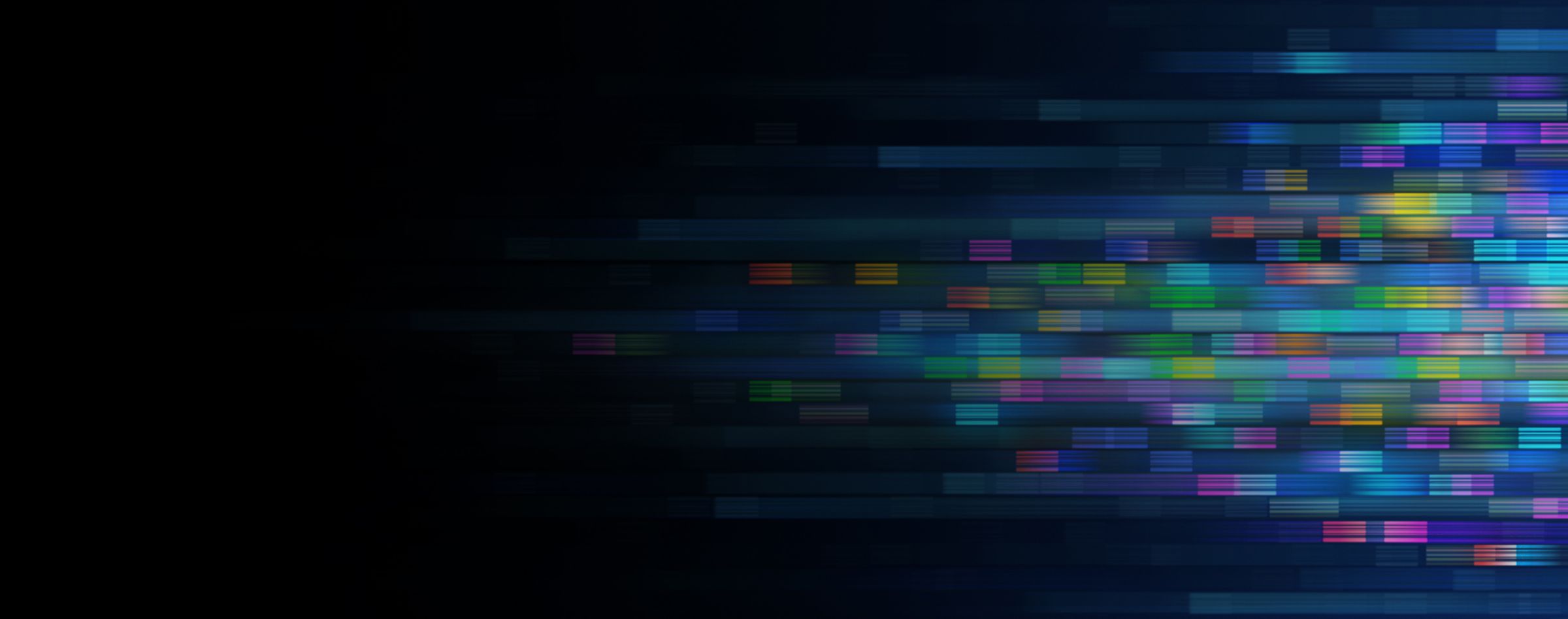 abstract of lines on a black background